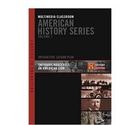 History Channel : American History Series - Multimedia Classroom - Teddy Roosevelt American Lion - Interactive Lesson 3 Disc Set - 2 Dvd's 1 Cd-rom