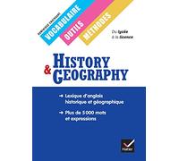 History Geography Classes européennes, Vocabulaire, outils et méthodes éd. 2013 - Dominique Chathuant - Hatier - broché - Scolaire / Universitaire