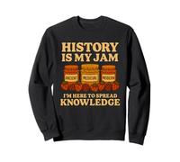 History Is My Jam Funny Teacher, premier jour de la rentrée Sweatshirt
