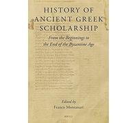 History Of Ancient Greek Scholarship