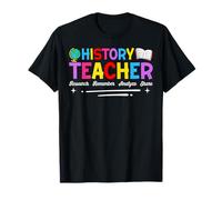 History Teacher Research Remember Analyse Share T-Shirt