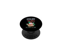 History Teacher Teach Motivate Love Inspire School Devise PopSockets PopGrip Adhésif