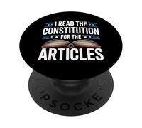 History Teachers Read The Constitution PopSockets PopGrip Adhésif