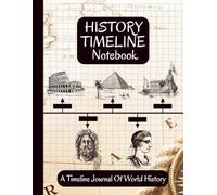 History Timeline Notebook: From Prehistory to the Future | A Book of Centuries for Lifelong Learning | 6000 BCE/BC to 2060 CE/AD | 210 pages, ''8.5 x 11''