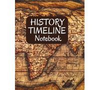 History Timeline Notebook: From Prehistory to the Present | Your Lifelong Companion for Exploring the Past | 6000 BCE/BC to 2060 CE/AD.