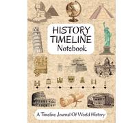 History Timeline Notebook:: Your Lifelong Companion for Exploring the Past | From Prehistory to the Present | 6000 BCE/BC to 2059 CE/AD.