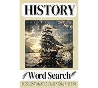 History Word Search Puzzle Book: Word Searches with Easy to Read Print about Past, Heritage, Chronicles and More | 6x9 inches, 110 pages | 50+ puzzles ... Gift for Vacations, Holidays and Free Times