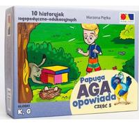 Historyjki obrazkowe papuga Aga część V - K, G - (Logopédie et pédagogie, outils logopédiques et didactiques en polonais)