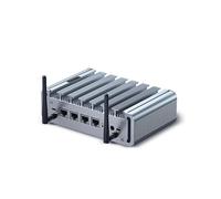 HISTTON Firewall Mini PC OPNsense Celeron J4125 Quad Core Firewall Appliance 2.5GbE LAN, 16GB RAM 512GB SSD, Gigabit Ethernet Router, SIM Slot, AES-NI Fanless PC, HD, VGA, USB3.0, Support PF-Sense