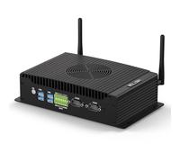 HISTTON Mini Industriel PC Core i5-1235U, 8 Go DDR4 RAM 256 Go NVMe SSD Mini Ordinateur Win 11 Pro, Double LAN, Triple écran 4K, 6xUSB, WiFi5, BT4.2, Micro Ordinateur Bureau pour Auto Power on