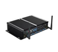 HISTTON Puissant Mini PC, Industriel PC sans Ventilateur, Intel Core i7 8550U,DDR4 32Go RAM 512Go SSD, 2xLAN, 4xCOM RS232, 2xCOM RS232/485, HDMI 2.0, DP, EDP, LPT,Bluetooth,WiFi, Windows 11 Pro