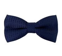 HISUNBEN Nœud papillon pré-noué à pois pour enfants, boucle et sangle réglables, pour garçons et filles, fête, mariage et animaux de compagnie, bleu marine