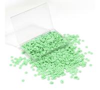 Hiswan Heishi Lot de 1 000 perles en argile polymère pour la fabrication de bijoux, bracelets, colliers de 6 mm