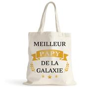 Hisxierng Cadeau Papy Fete Des Grand Pere Sac En Toile Personnalisé Cadeau Papy Sac En Toile Bonne Fete Cadeaux Fête Des Grands Pères Merci Idee Cadeaux Anniversaire Noel Pour Grand Pere