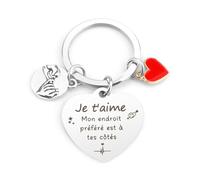 Hisxierng Cadeau Saint Valentin Pour Homme Idée Cadeau Couple Pour Son Copain Porte Clef Couple Copine Cadeaux Pour Sa Copine Cadeaux Copain Pour Couple Amoureux