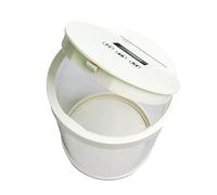 Hisxrcal 1 Boîte de Rangement Multifonctionnelle pour Médicaments, Verrouillable avec de Sécurité, Compartiment pour Téléphone Portable Enfant, Blanche
