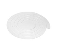 Hisxrcal Décoration pour Gâteau, Accessoire Polyvalent, Cadre En Acrylique pour Décorations DIY, Réutilisable, Convient pour Les Fêtes et événements, 30 cm