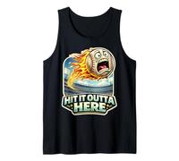Hit It Outta Here - Fan de Joueur de Batteur de Baseball Amusant Débardeur