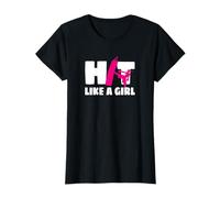 Hit Like A Girl Kickboxer pour Arts Martiaux T-Shirt