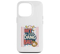 Hit The Dang Ball Travel Baseball Game Days Dugout Blagues Coque pour iPhone 13 Pro