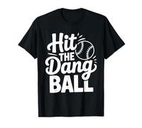 Hit The Dang Ball, vêtements de baseball tendance, design joueur T-Shirt