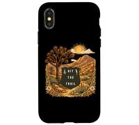 Hit The Trail Randonnée & Camping Mojave Desert Coque pour iPhone X/XS