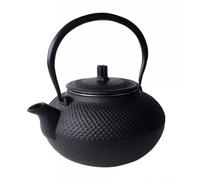 HiT Théière en fonte - 1,5 l - Style asiatique japonais - Noir