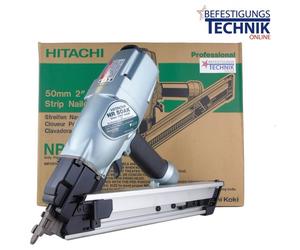 Hitachi cloueur d'ancrage pneumatique NR50AK 40-50mm pour clous d'ancrage 34° Paslode Tjep