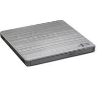 Hitachi- GP60 External DVD Drive, Slim Portable DVD Burner/Writer/Player for Laptop, Windows and Mac OS Compatible, USB 2.0, 8x Read/Write Speed - White