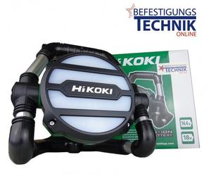 Hitachi HiKoki Lampe de chantier sans fil UB18DGL UB18DGLL0Z 14,4 Volt 18,0 Volt