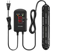 HiTauing Chauffage d'aquarium 200 W avec affichage numérique LED et 5 protections de sécurité, chauffage submersible avec 2 ventouses et cordon de 1,5 m pour réservoir D