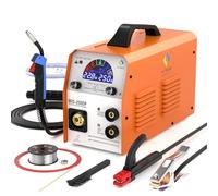 HITBOX Poste à souder MIG 5 en 1 250 A avec MIG gaz/MIG gasless/MMA/LIFT TIG pour poste à souder aluminium MIG MAG(MIG250DP)