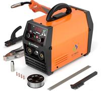 HITBOX Poste à Souder MIG Sans Gaz 200A, Soudeuse 3-en-1 Flux Core MIG/ARC/Lift TIG, Machine de Soudage Inverter IGBT 230V Portable avec Torche & Fil 0,8 mm, Idéal Débutants (HBM1200)