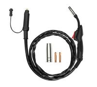 HITBOX Torche MIG MB14AK, tuyau 2,5m connecteur Euro, câble alu-cuivre 16mm², fiche GX16-04, buses 0,8/1,0mm incluses, accessoires soudage MIG/MAG