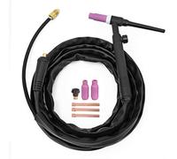 HITBOX Torche TIG WP17V 200A - Pistolet de soudage TIG SR-17V, 4 m, refroidissement par air, avec connecteur rapide européen 10-25R, compatible Lift TIG