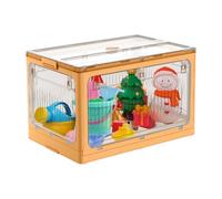 Hitburu Boîte de Rangement,Conteneur de Stockage Pliable et Bac - Conteneurs Gain de Place Modulables pour Cuisine Salle de Bain Placard Chambre Séjour
