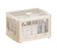 Hitburu Boîte de Rangement Pliable | Conteneur de Stockage Pliable et Bac,Conteneurs Gain de Place Modulables pour Cuisine Salle de Bain Placard Chambre Séjour