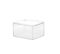 Hitburu Boîte d'élevage de Reptiles Transparente, récipient d'alimentation | pour Serpents - Cage d'habitat pour Animaux Transparente avec Trous Respirants | Conteneur de Transport de Serpent et de