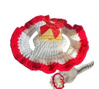 Hitburu Bonnet Chien | Bonnet Doux Mignon De Père pour Animal avec Trous pour Oreilles,Tenue De pour Chien,pour Fête Vacances Hiver Garçons Filles Jeunes Adolescents Famille