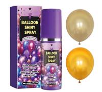 Hitburu Brillant Haute Tenue pour Ballons,30 ml, brillance instantanée et longue tenue,Spray de décoration pour fêtes | Anniversaire, Mariage, Vacances, Remise de diplômes, Halloween