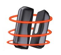 Hitburu Chauffe-Mains Électriques - Fournitures de Chauffage d'hiver avec Lumière LED | Chauffe-Mains de Poche de Camping 5200mAh | pour Camping Ski Photographie Activités en Stade Travail