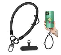 Hitburu Cordon Pour Téléphone Portable - Bracelet Main Ajustable Pour Smartphone Avec Des Attaches De Sécurité - Lanyard Pour Téléphone Portable | pour Sorties Quotidiennes, Navette, Course à Pied,