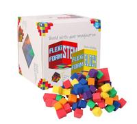 Hitburu Cubes de Comptage Mathématiques pour, Blocs Multicolores pour Activités Créatives, Fournitures d'apprentissage De Tri pour Salle De Classe Tout-Petits Garçons Et Filles