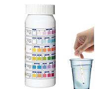 Hitburu de Test pour Piscine | Testeur d'Eau pour Fontaine,d'Analyse d'Eau 6-en-1 Précis pour Piscine, Eau Salée, Étang, Bassin, Spa et Eau Douce
