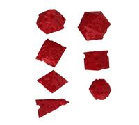Hitburu Dés De Jeu | 7 Pièces Dés Fromage,Jouet Interactif Impression 3D pour Apprentissage Mathématiques Jeu de Rôle Prise de Décision Fête Voyage Salle de Classe