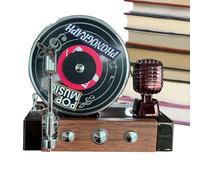 Hitburu Désodorisant Tourne-Disque - Désodorisant Rétro En Forme De Platine À Clip Pour Bouche D'Aération | Rotation À 360 Degrés Style Rétro Déco Intérieure