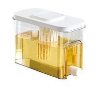 Hitburu Distributeur de Boissons Fraîches, Récipient à Thé avec Robinet, Distributeur Pour Réfrigérateur Pour Boissons Chaudes Et Froides