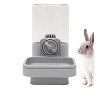 Hitburu Distributeur d'eau pour Chats | Distributeur Suspendu pour Chiens 750 ML | Distributeur Automatique de Boisson Station de Nourriture Accessoires de Cage pour Chaton Chien Oiseau Lapin
