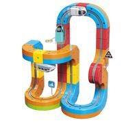 Hitburu Ensemble De Train pour,Jeu De Construction Ferroviaire Magnétique | Jouet De Piste De Train | pour 3+ Garçons Jeu Intérieur Anniversaire Fête Vacances Salle de Classe