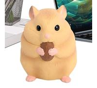Hitburu Figurines Animalières Miniatures,Figurines d'animaux Miniatures en Détails Réalistes | Hamster Panda Serpent Décor Mignon, Jouets Éducatifs Accessoires De Jardin Féerique pour Garçons Filles